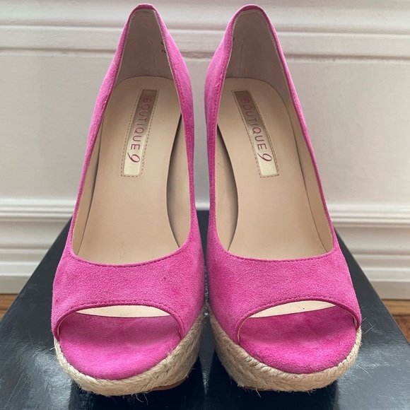 Boutique 9 Pink Suede Heels - BNIB - Picture 2 of 5